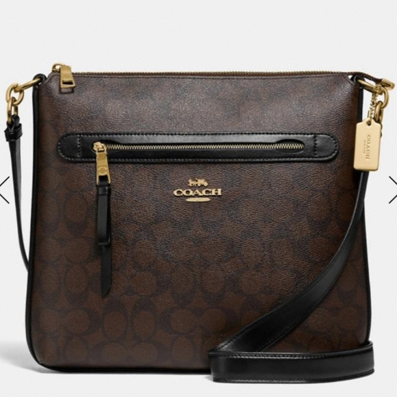 Coach Handbags - 💎Coach Mae File crossbody in Signature Canvas💎